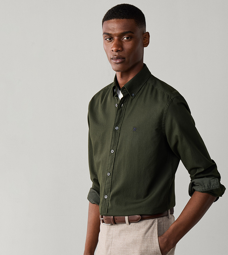 Hackett  Long Sleeves - Olive Long Sleeves