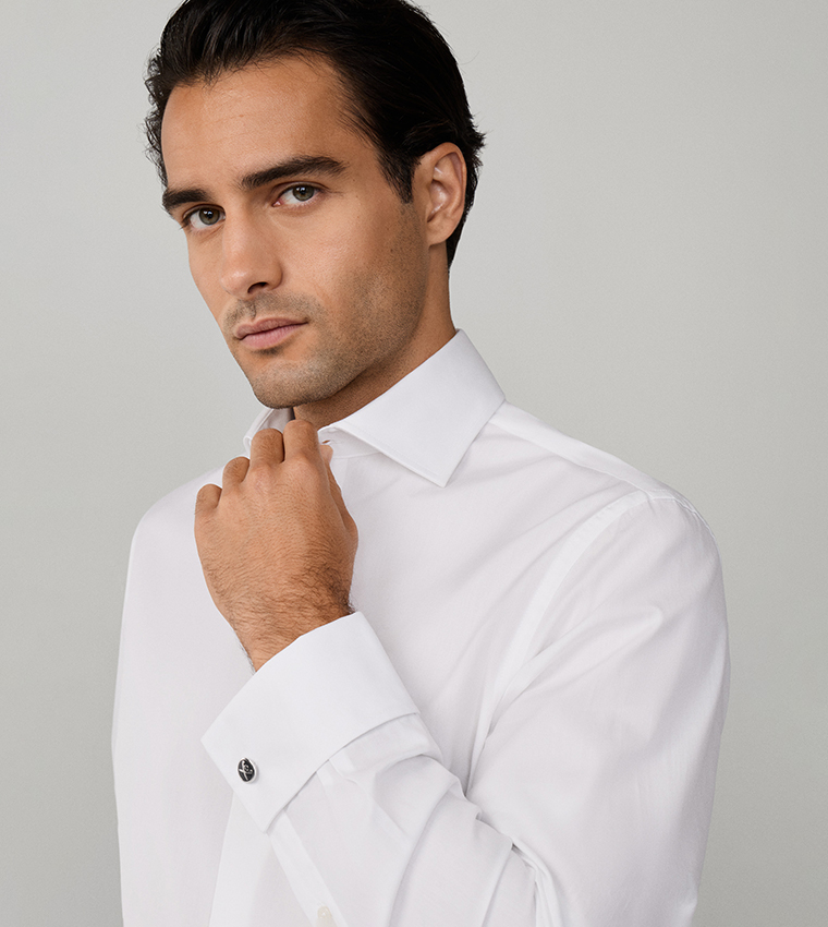 Solid Regular Fit Formal Shirt