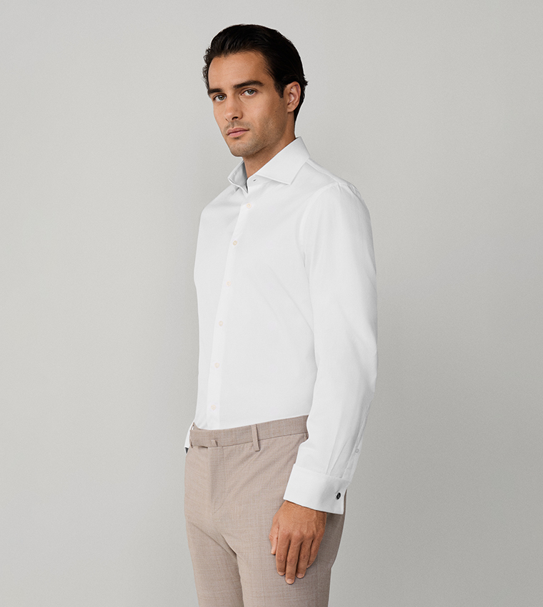 Solid Regular Fit Formal Shirt