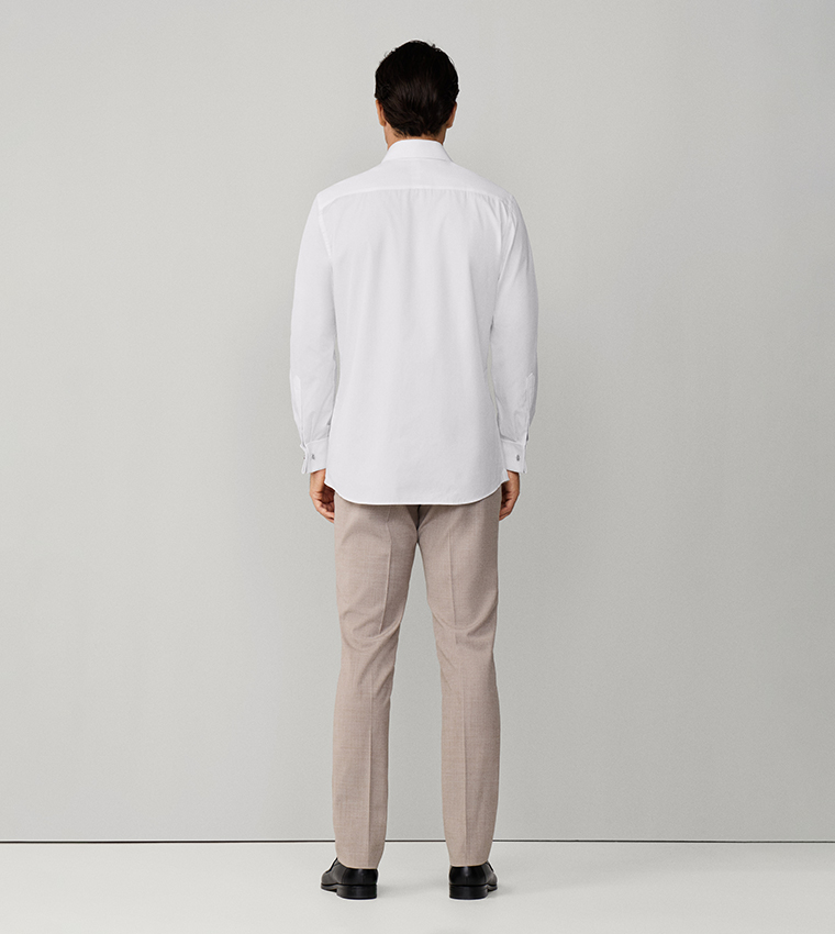 Solid Regular Fit Formal Shirt