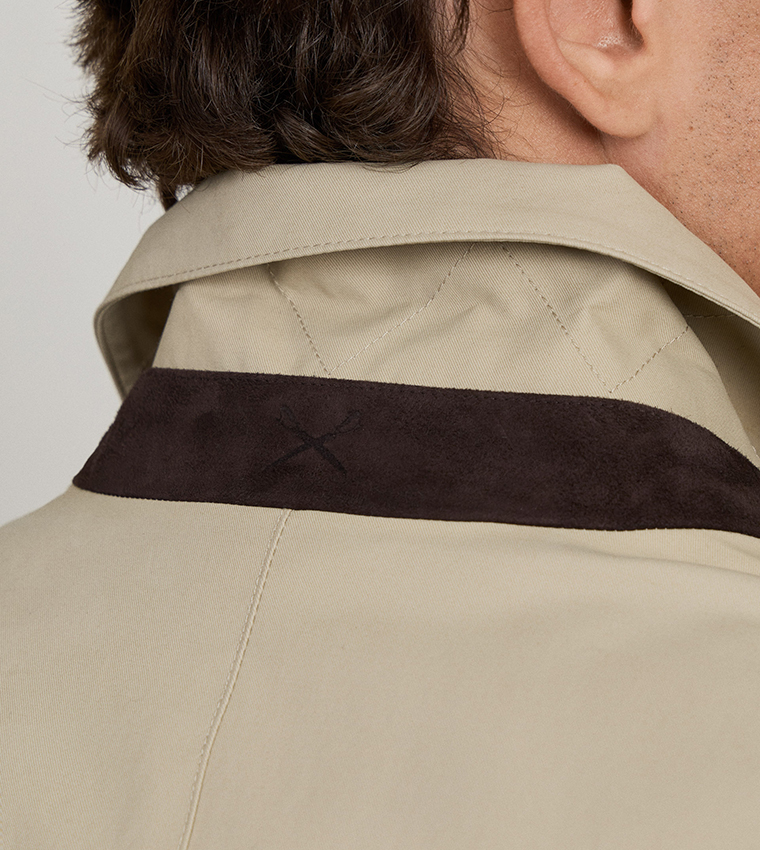 Solid Button Closure Casual Jacket