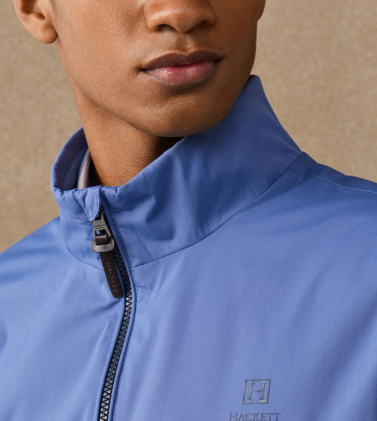 Solid Zipper Casual Jacket