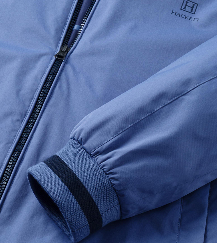 Solid Zipper Casual Jacket