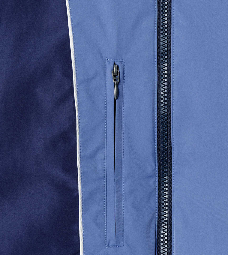 Solid Zipper Casual Jacket