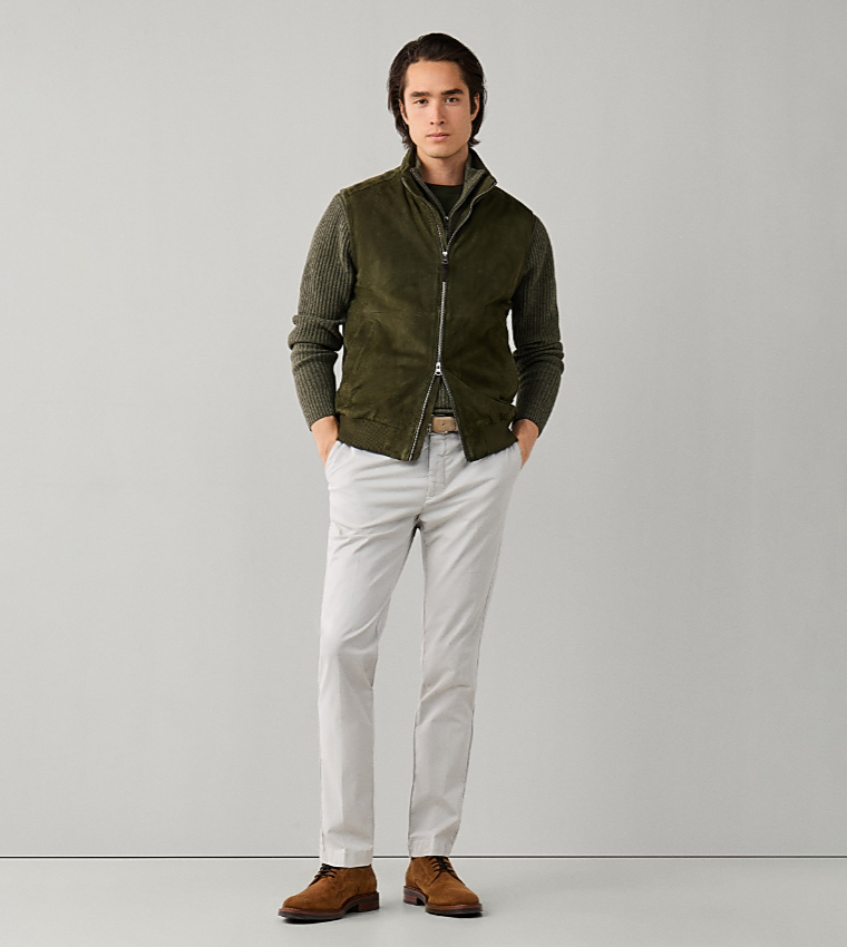 Solid Zip Closure Gilet
