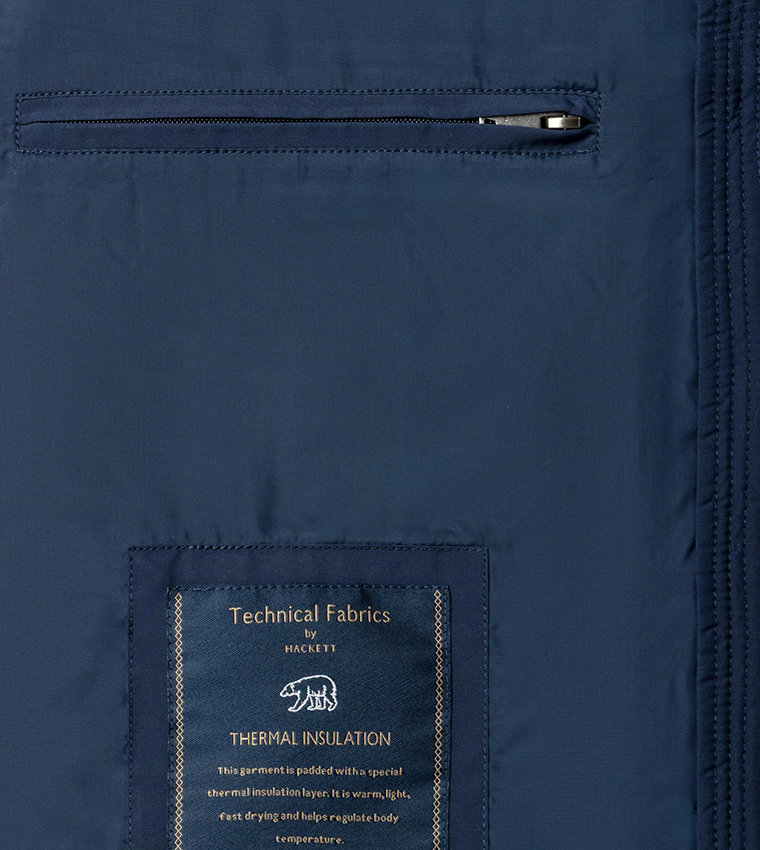 Solid Zip Closure Gilet