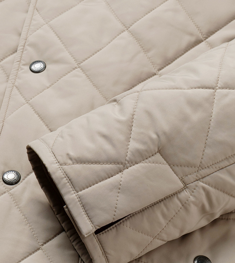 Quilted Stand Collar Casual Jacket