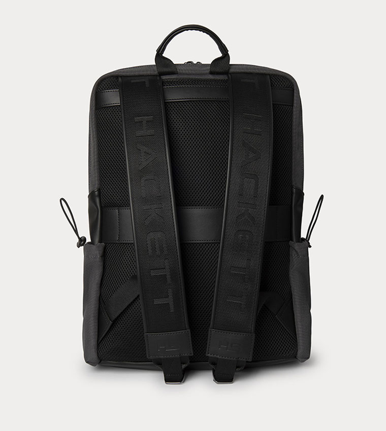 DIAMOND Label Detail Front Pocket Backpack