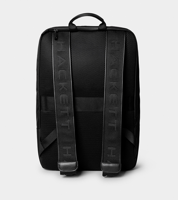 Logo Printed Buckle Detail Backpack