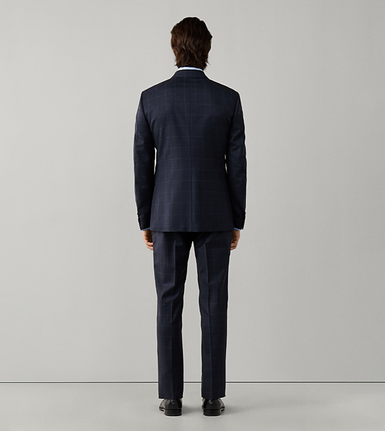Check Double-Breasted Classic Suit