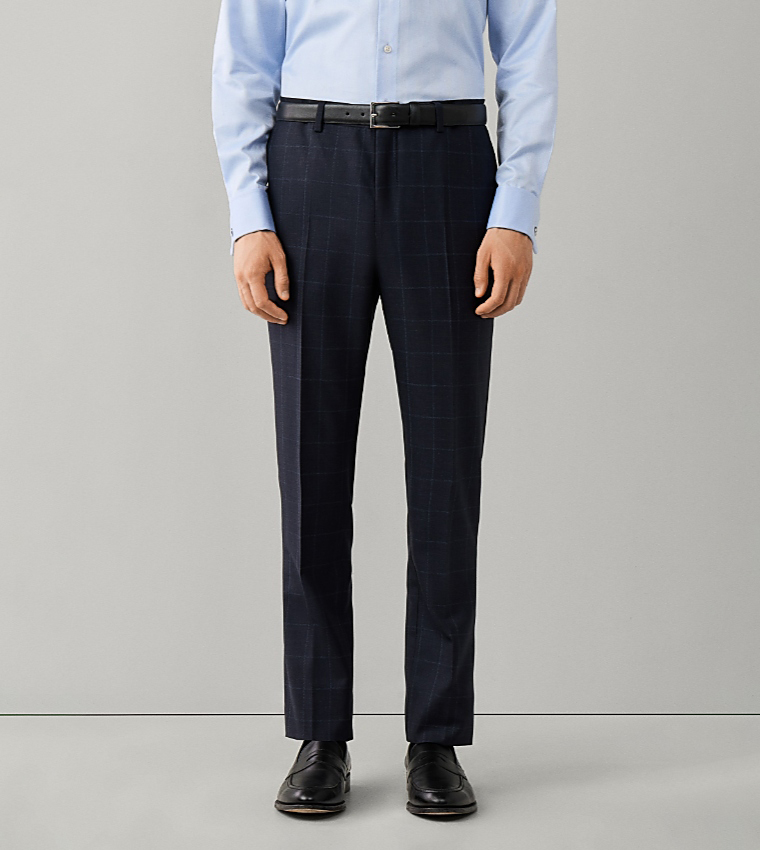 Check Double-Breasted Classic Suit