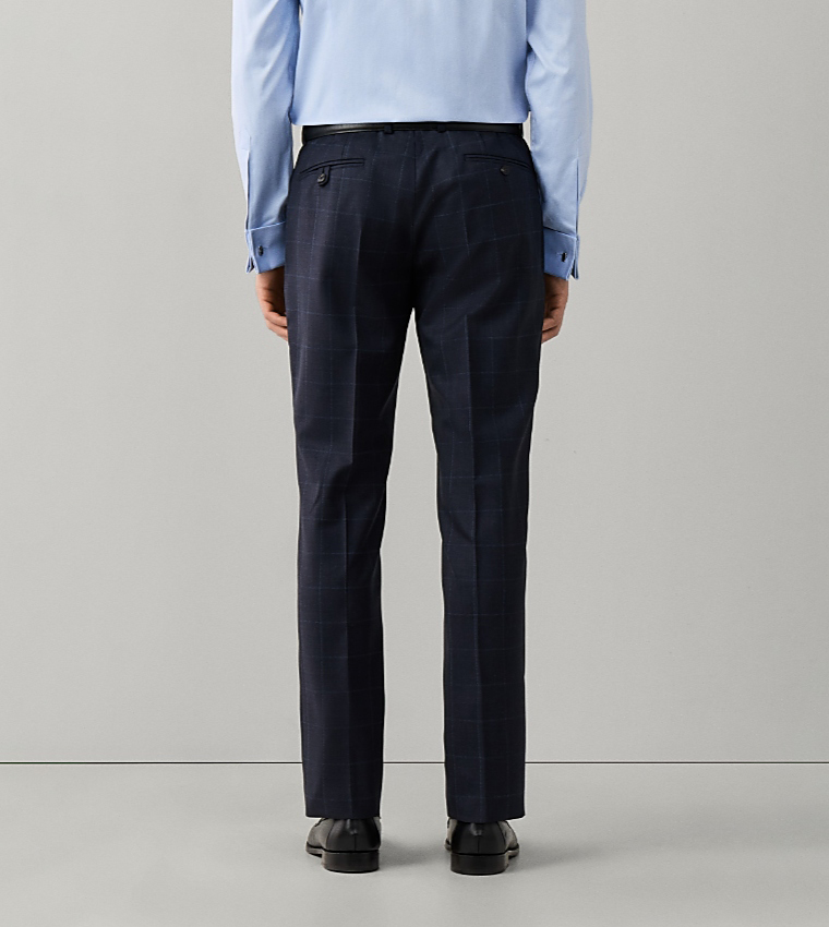 Check Double-Breasted Classic Suit