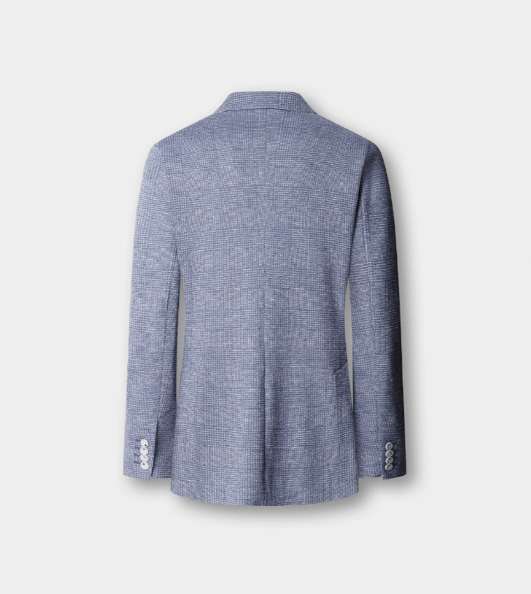 Check Single-Breasted Blazer