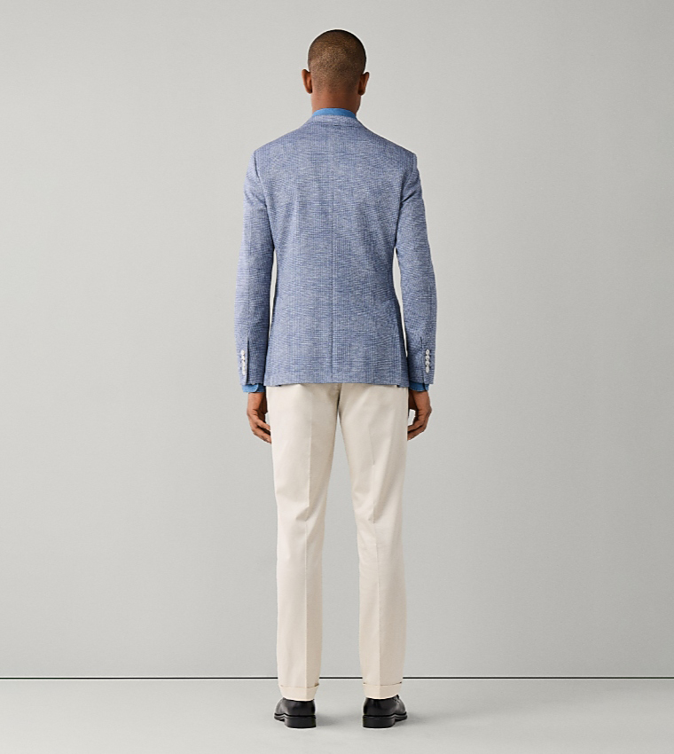 Check Single-Breasted Blazer