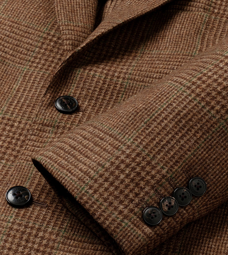 Check Single-Breasted Blazer