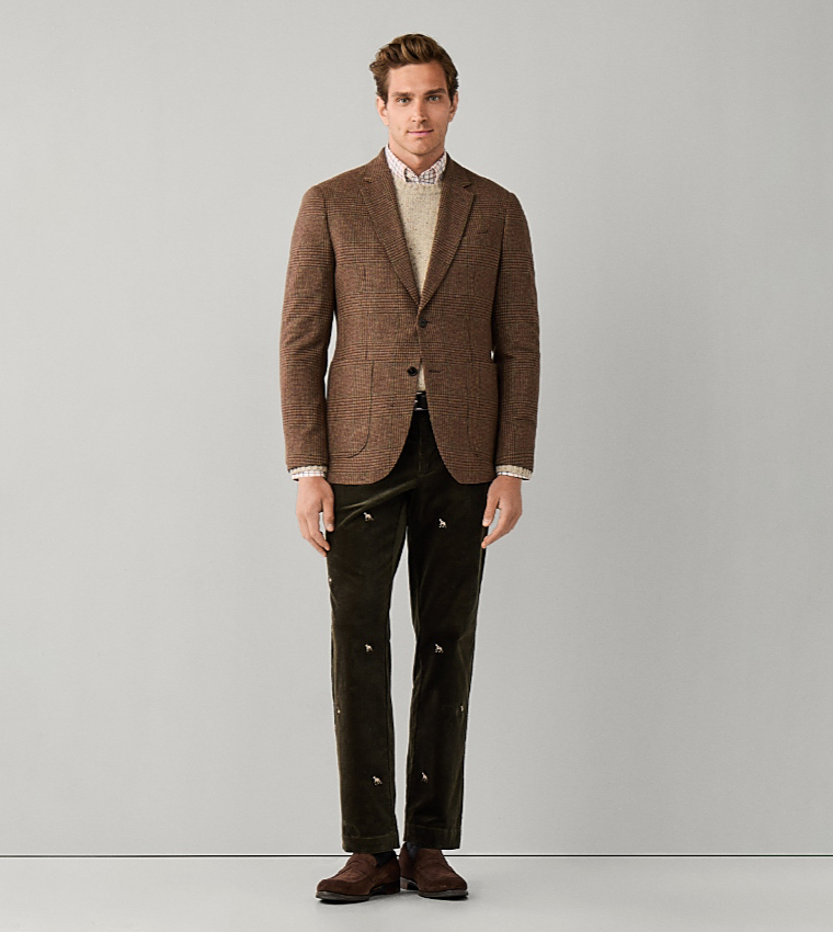 Check Single-Breasted Blazer