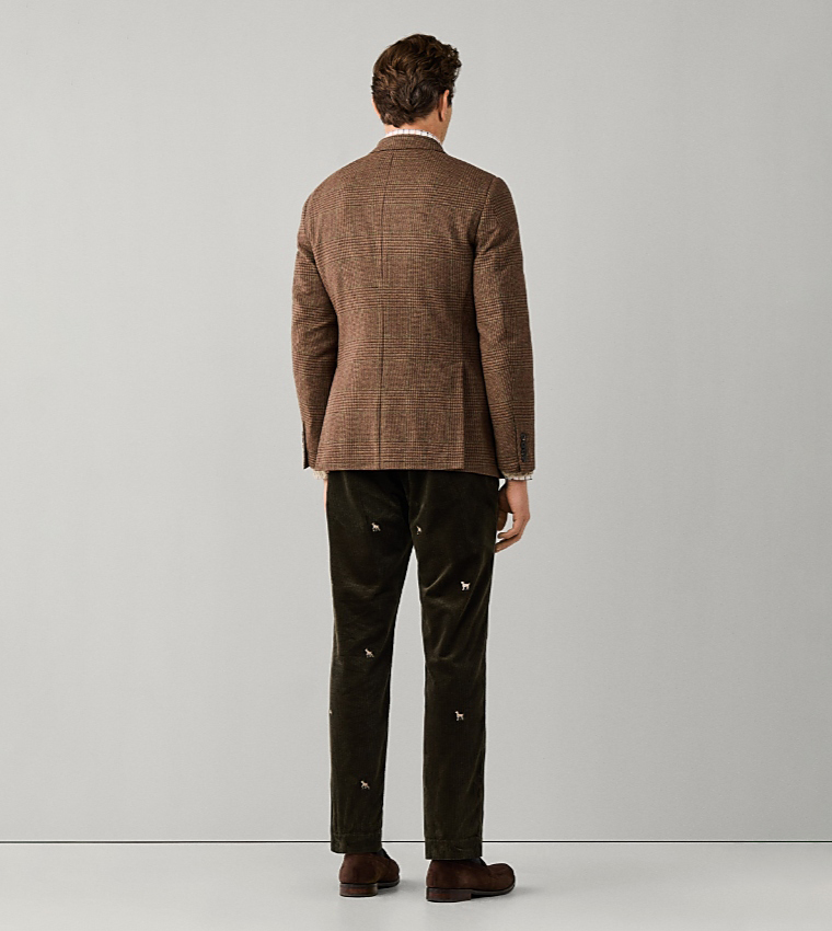 Check Single-Breasted Blazer