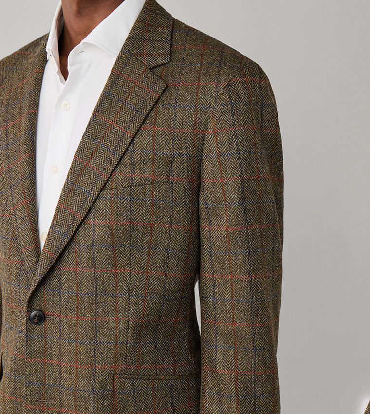 Check Single-Breasted Blazer