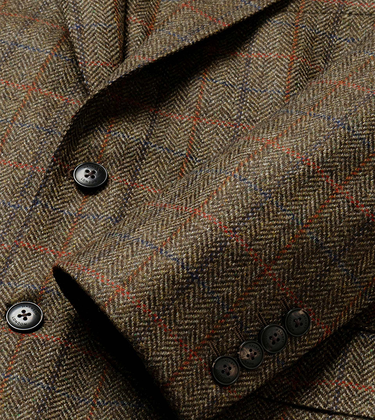 Check Single-Breasted Blazer