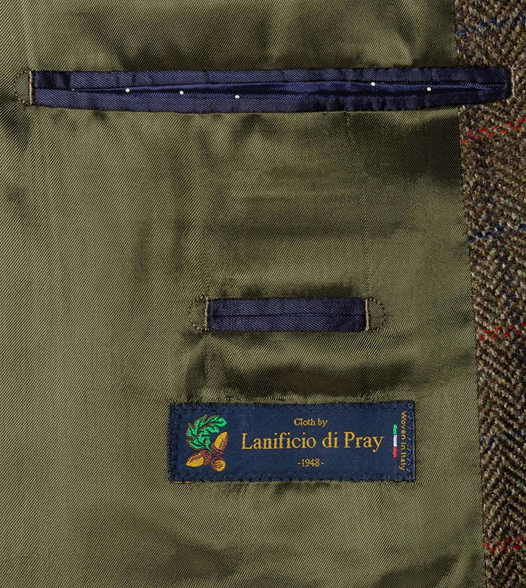 Check Single-Breasted Blazer
