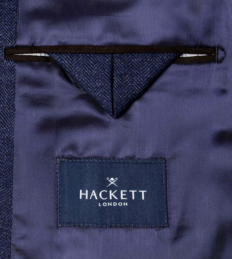 Textured Single-Breasted Blazer