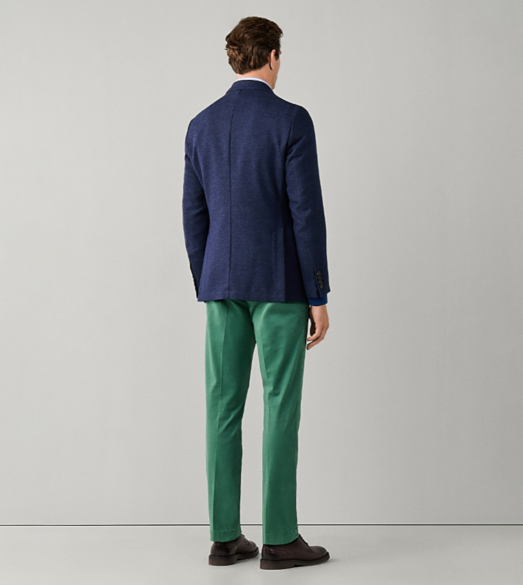 Textured Single-Breasted Blazer