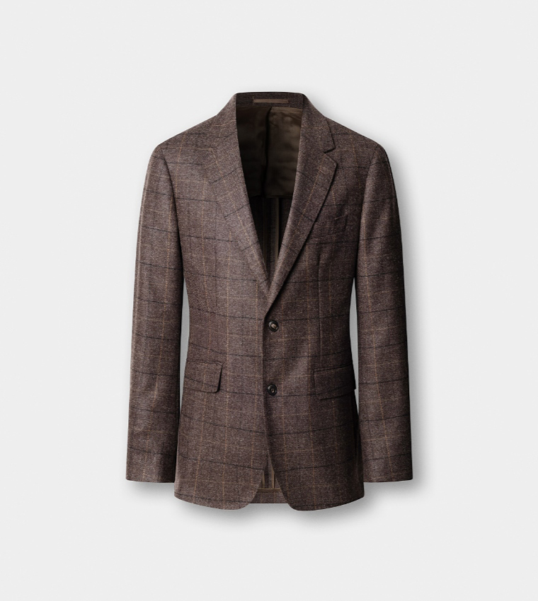 Check Single-Breasted Blazer