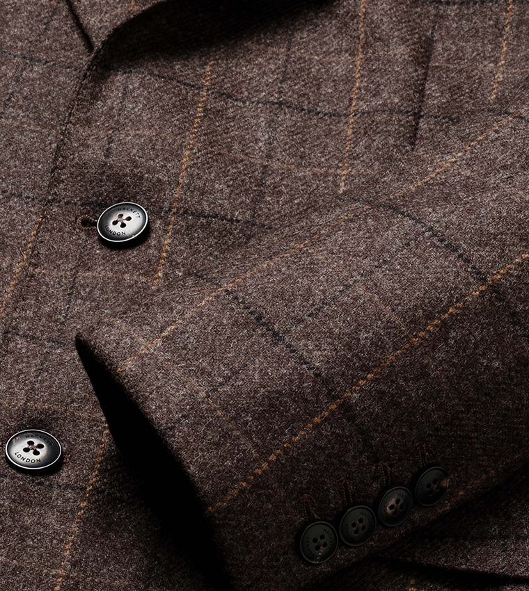 Check Single-Breasted Blazer