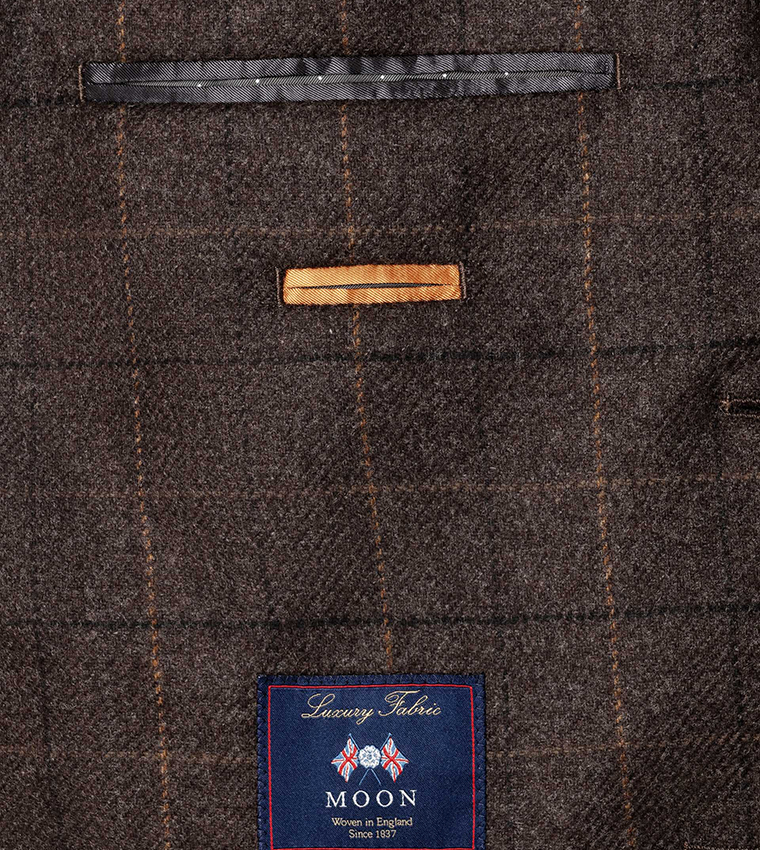 Check Single-Breasted Blazer