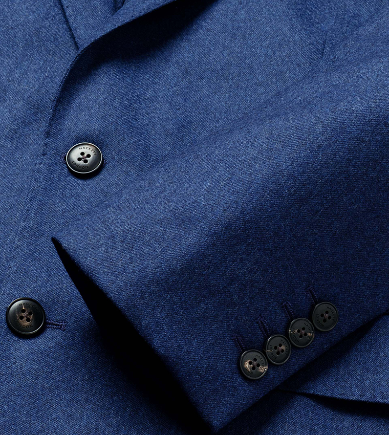 Solid Single-Breasted Blazer