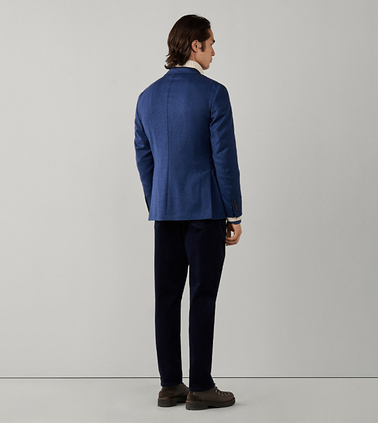 Solid Single-Breasted Blazer