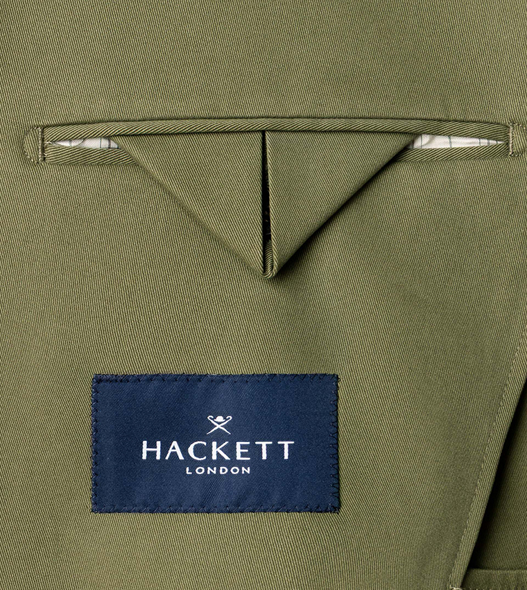 Solid Double-Breasted Blazer