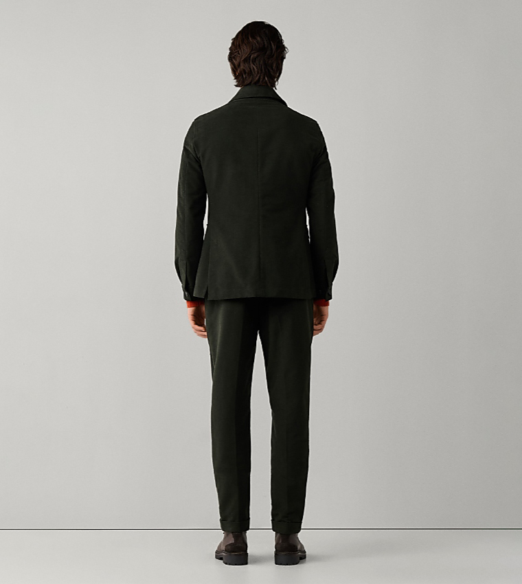 Solid Multi-Pocket Utility Casual Jacket