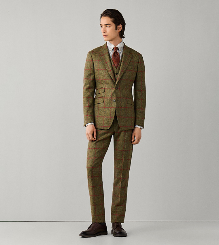 Check Single-Breasted Blazer