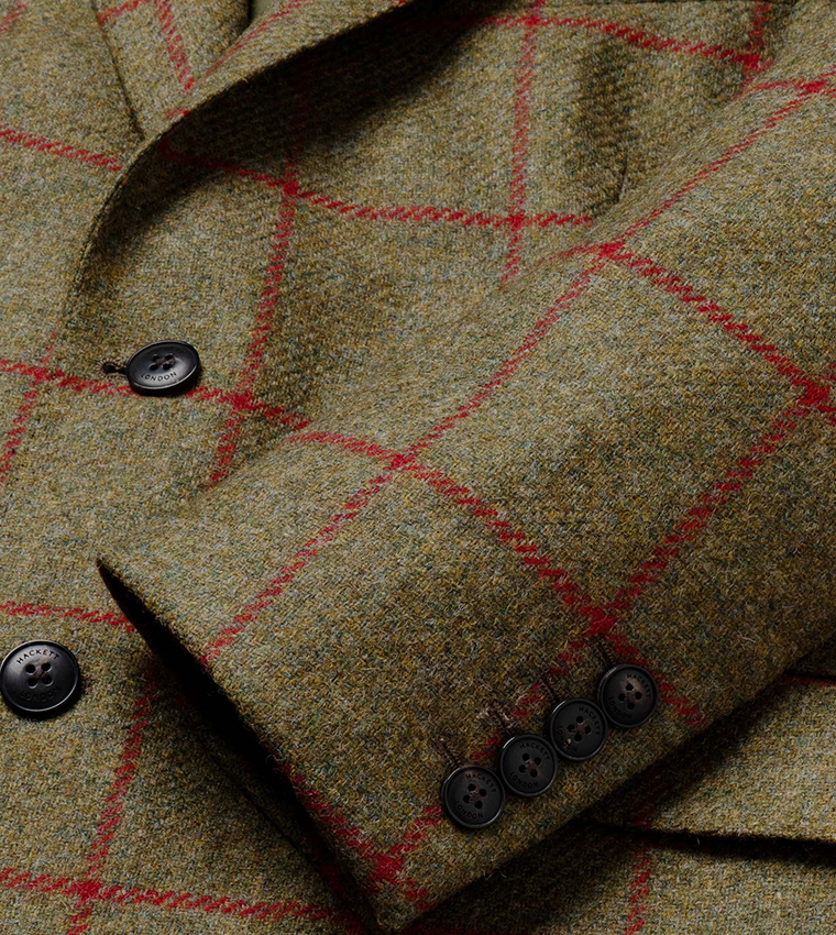 Check Single-Breasted Blazer