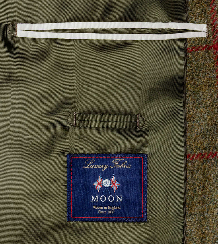 Check Single-Breasted Blazer