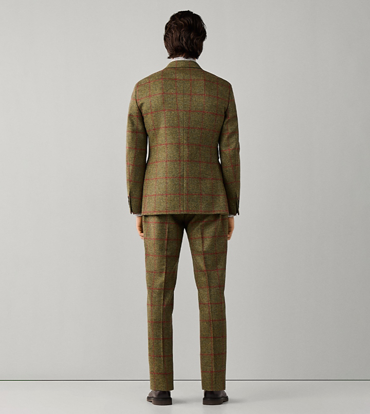 Check Single-Breasted Blazer