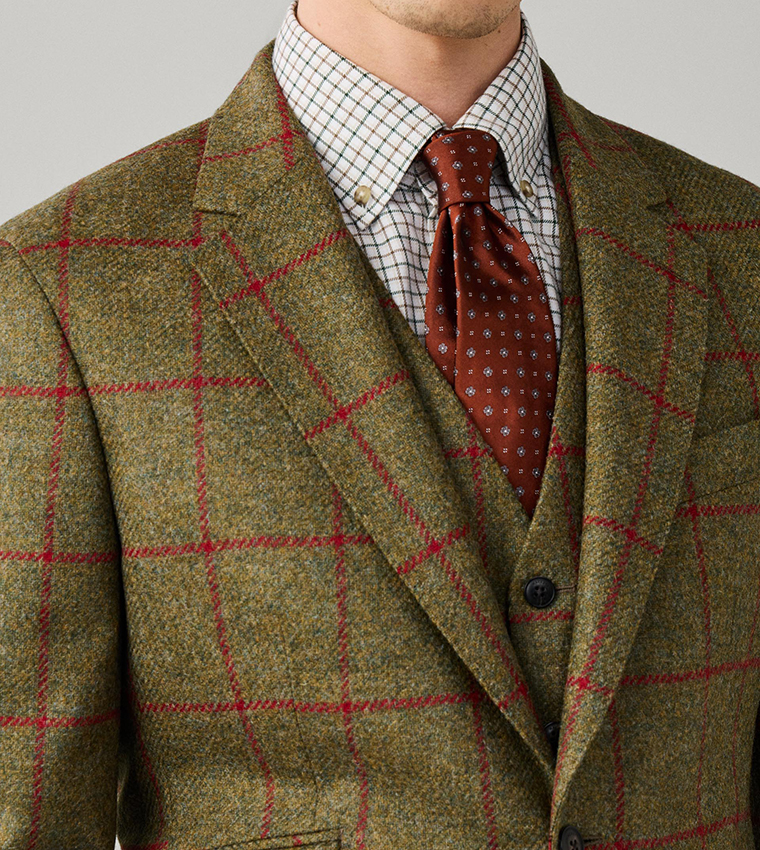 Check Single-Breasted Blazer