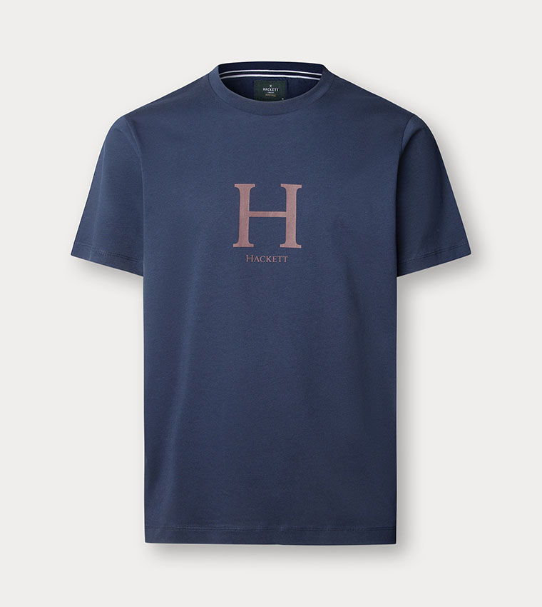 Monogram Crew Neck Classic Fit T-Shirt