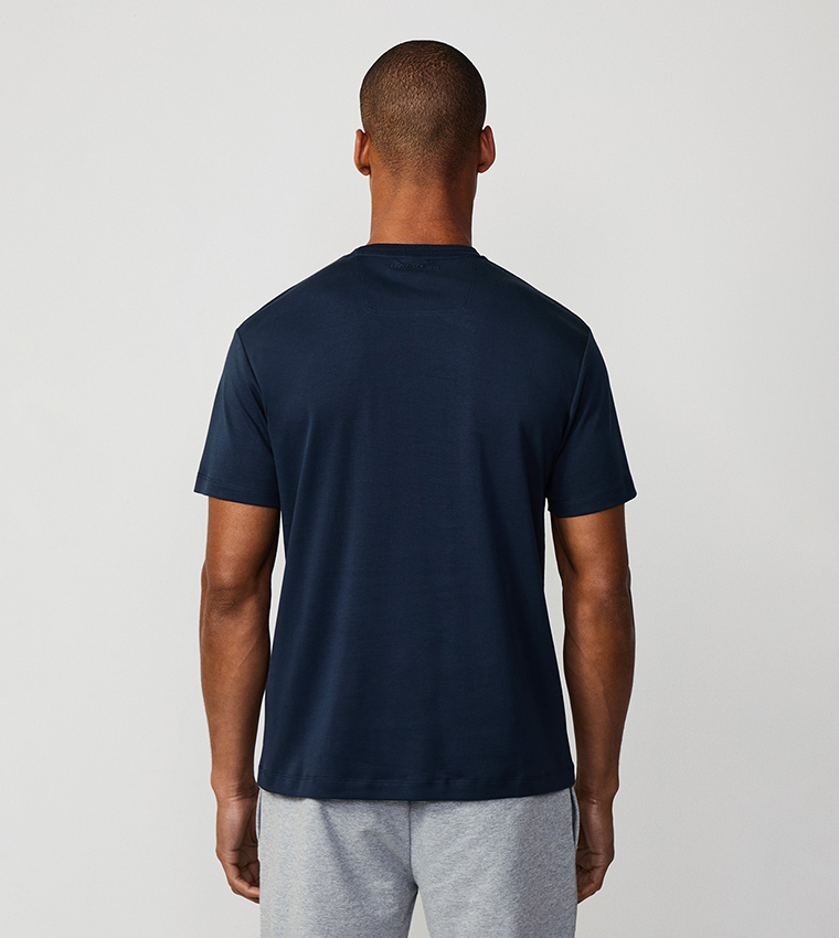 Logo Embossed Regular Fit T-Shirt