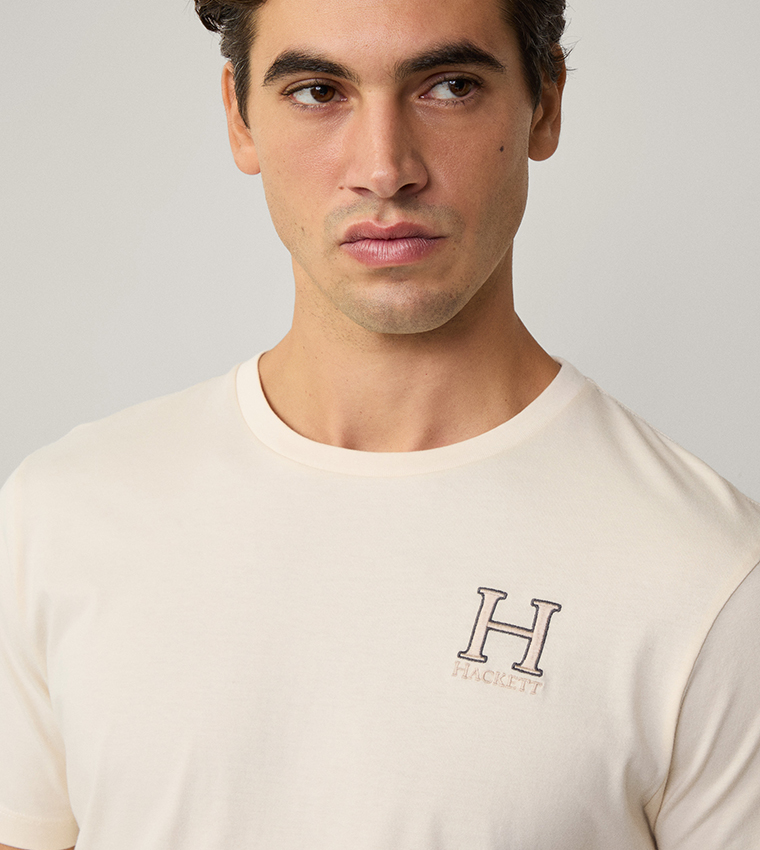 Embroidered Crew Neck T-Shirt