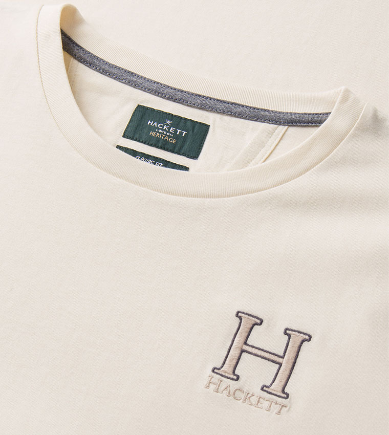 Embroidered Crew Neck T-Shirt