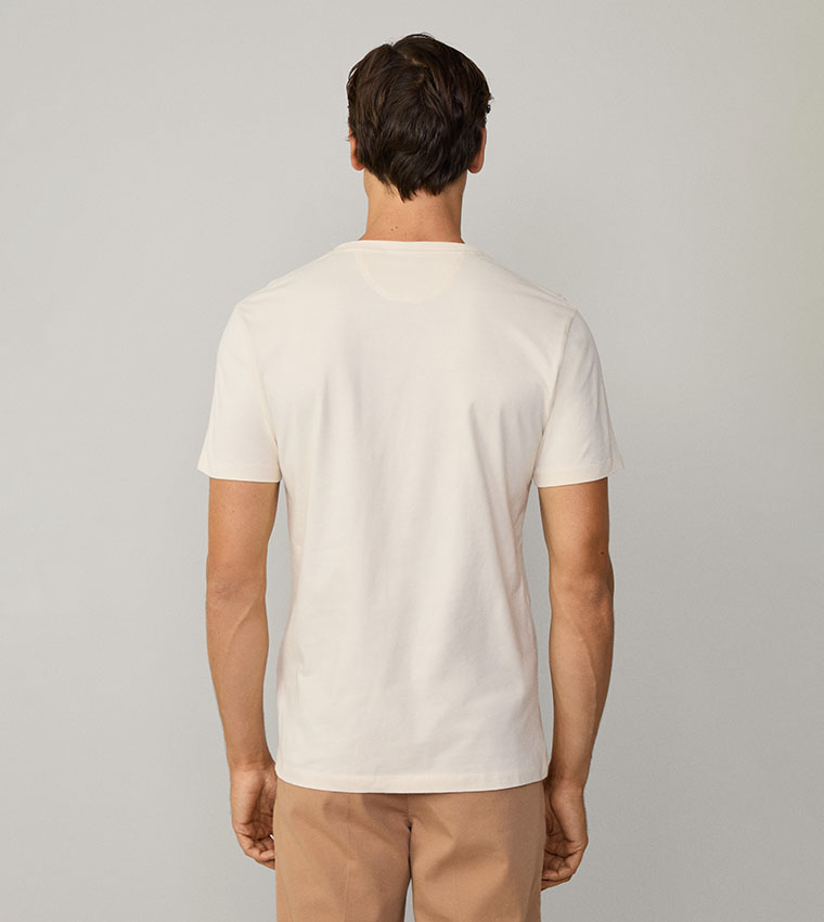 Embroidered Crew Neck T-Shirt