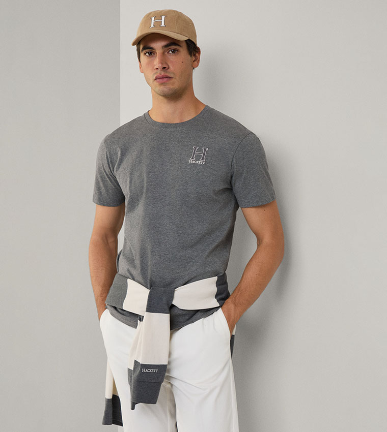 Embroidered Crew Neck T-Shirt