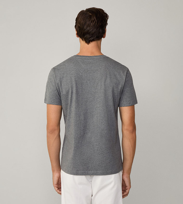 Embroidered Crew Neck T-Shirt