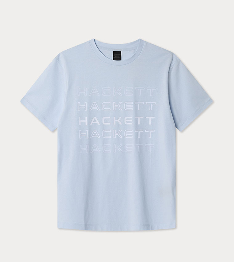 تيشيرت بياقة مستديرة بطبعة 