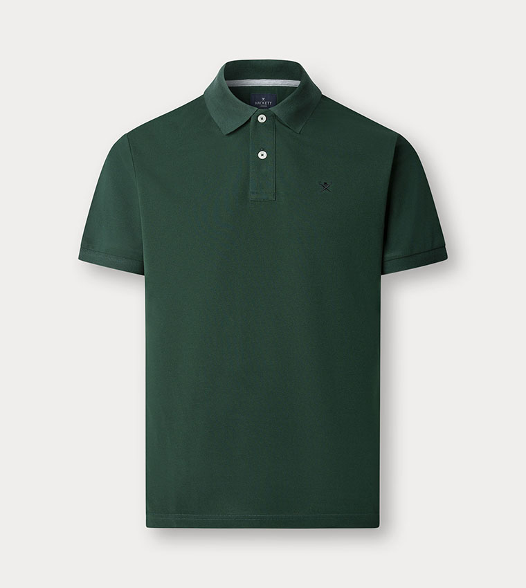 Logo Detail Slim Fit Short Sleeves Polo T-Shirt