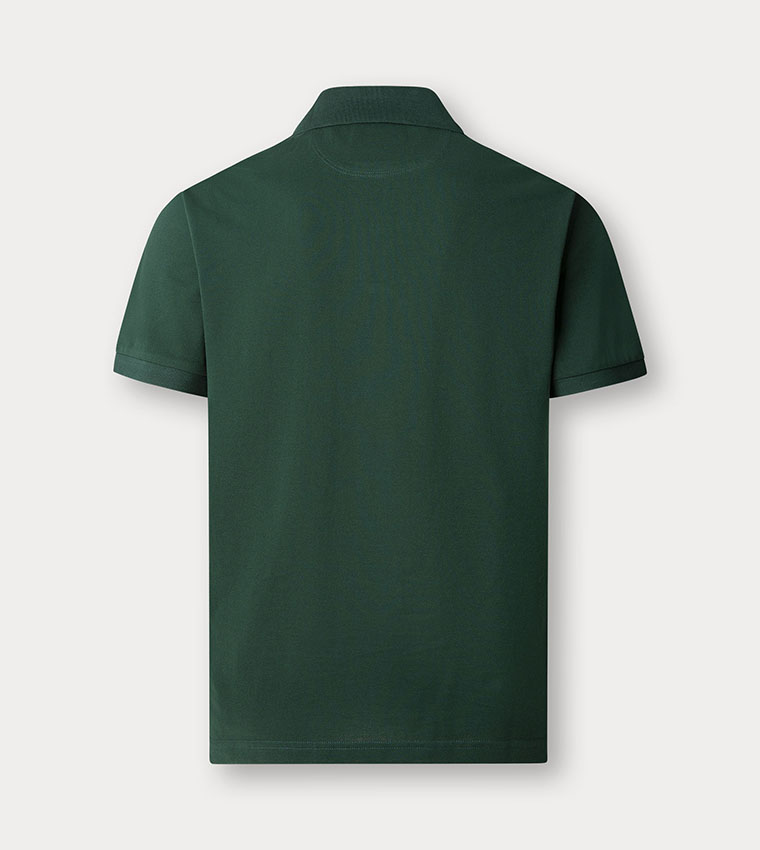 Logo Detail Slim Fit Short Sleeves Polo T-Shirt