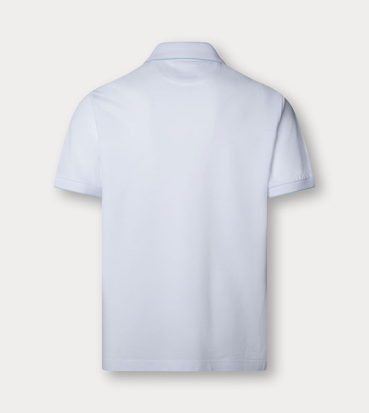 Logo Detail Short Sleeves Polo T-Shirt