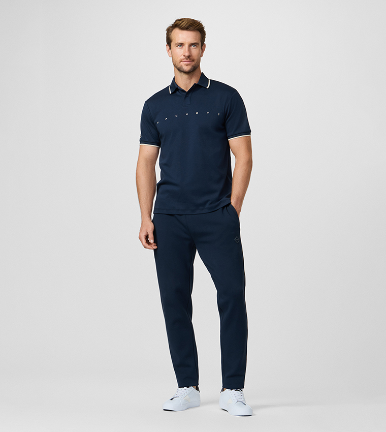 Logo Printed Short Sleeves Polo T-Shirt